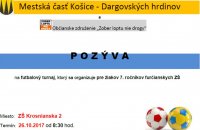 Košice MČ DH Futbal - Propozície